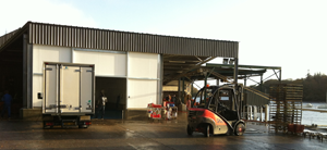 refrigerated warehouse and trailers