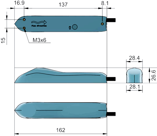 Plan-capteur-Vitesse-Doppler-UB-V