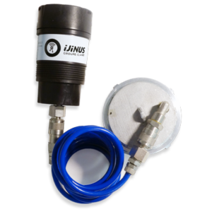 The LP025 data logger is compatible with fire hose caps