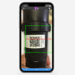 Scan du QR code pour configurer le capteur dans Ijitrack.com