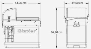 Plan du préleveur réfrigéré ISCO Glacier - Ijinus