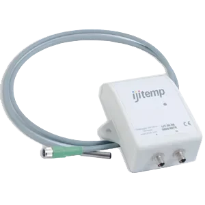 Battery powered temperature logger LT7-2-80 for one or two external temperature probes