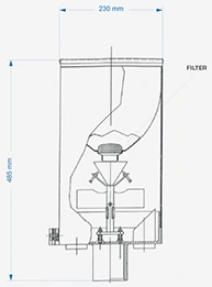 Plan du pluviomètre RG20