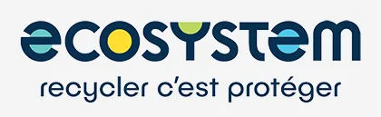 Logo ECOSYSTEM pour le recyclage des équipement