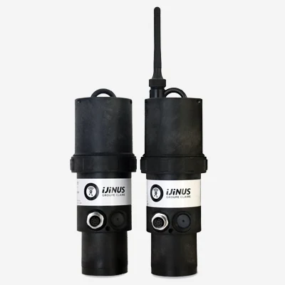 Radar water level sensor LNR06V4-LTE autonomous and communicating via radio + 2G/4G