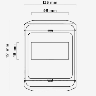 F0D00020 Portable display dimensions