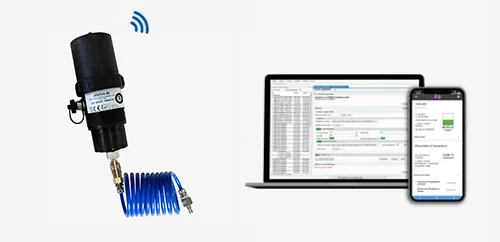 Drinking water data logger with internal or external pressure sensors ...