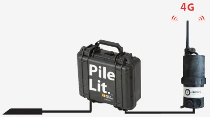 Capteur hauteur vitesse autonome VLI Pack batterie Logger 4G