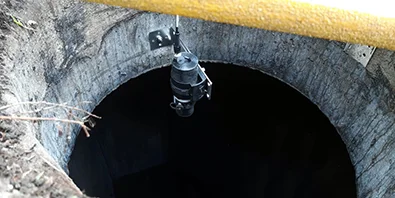ultrasonic sensor for storm overflow
