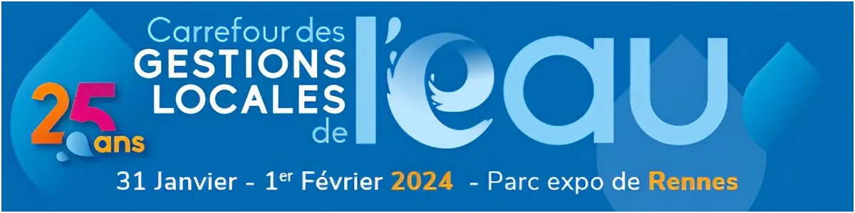 Salon Carrefour des Gestions Locales de l'Eau 2024, Rennes