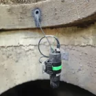 Capteur de niveau d'eau et débit, autonome, 2G/4G