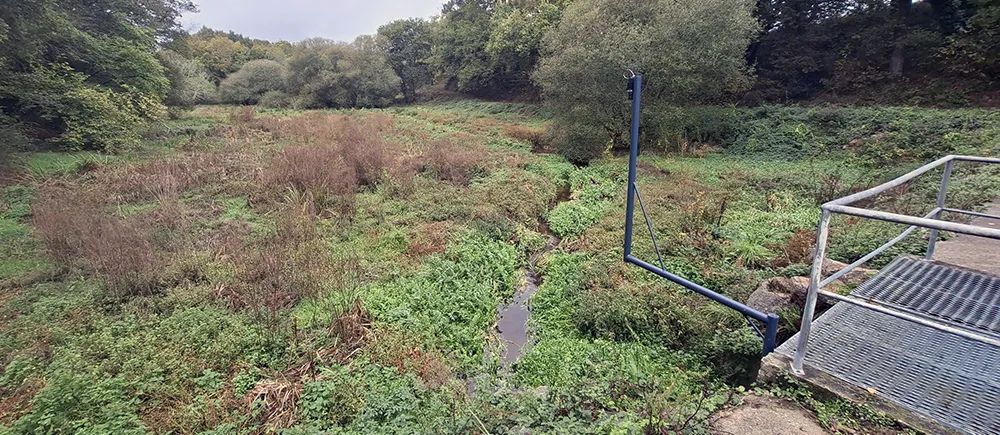 Support pour pluviomètre RG25