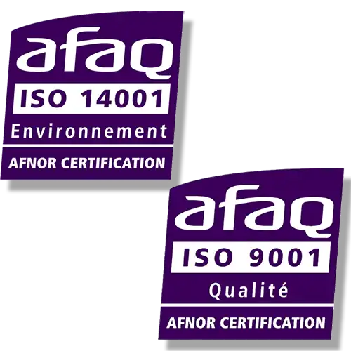 IJINUS / HYDREKA : certifications ISO 9001 & ISO 14001 obtenues (AFNOR)